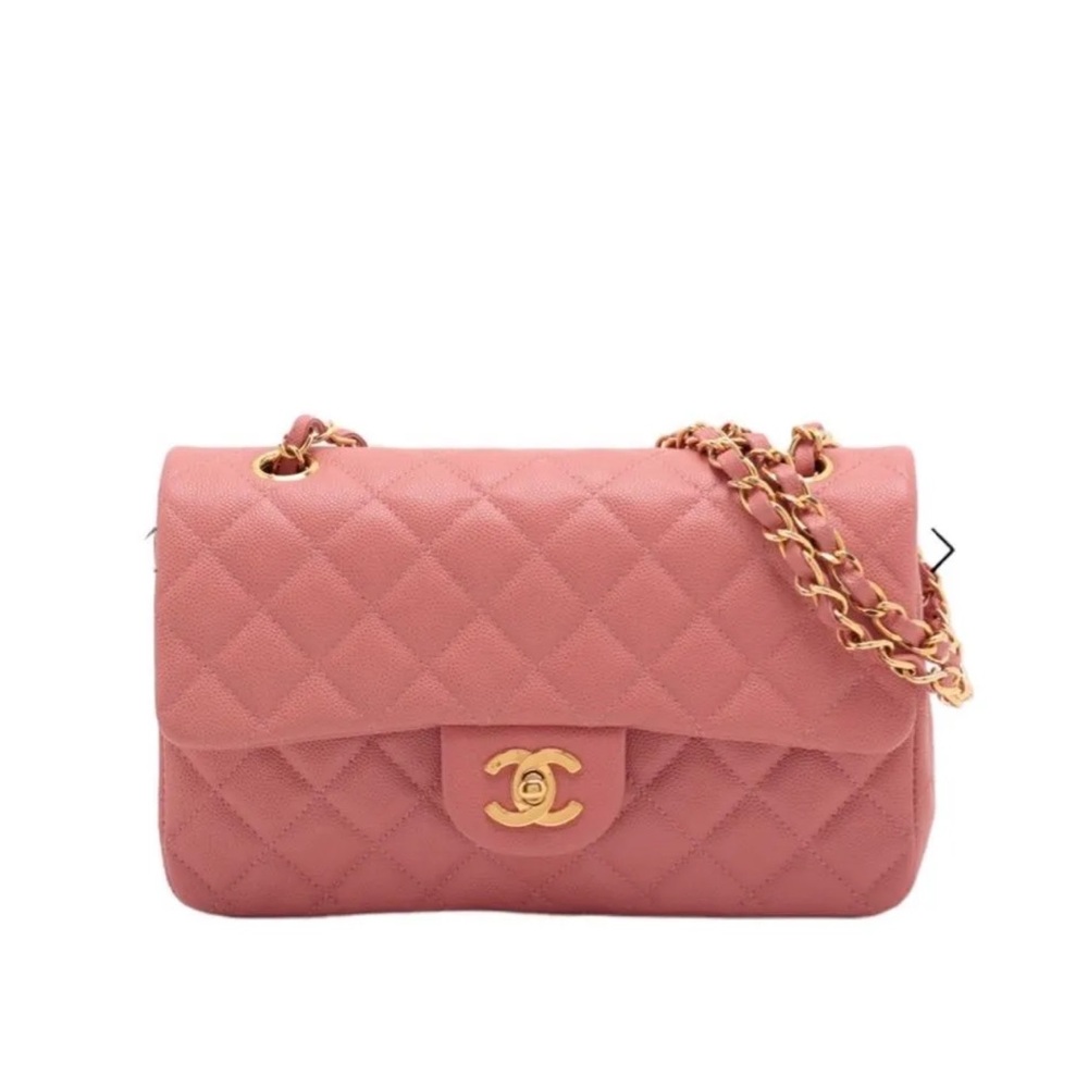 Chanel Rose Quilted Shoulder Bag